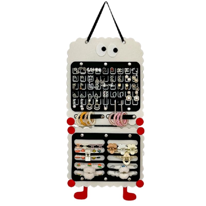 MAYCREATE® Wall Hanging Earring Organizer Box, Felt Earrings Holder Jewellery Organizer Display for Earring Necklace Bracelet Ring MAYCREATE® Wall Hanging Earring Organizer Box, Felt Earrings Holder Jewellery Organizer Display for Earring Necklace Bracelet Ring